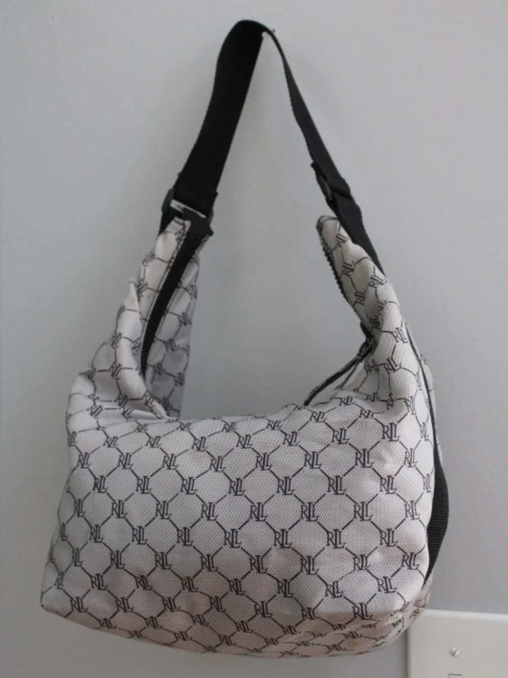 Lauren Ralph Lauren Y2K logo hobo bag